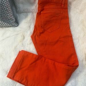 Tory Burch Vibrant Orange Pants